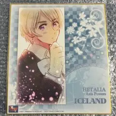 ヘタリア　アイスランド　色紙　アニくじ　D賞　Axis Powers