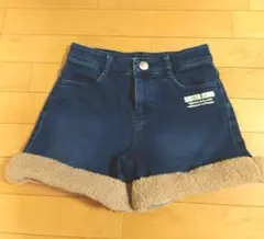 SISTER JENNI ボア付きデニムショートパンツ