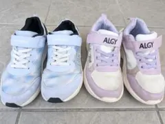 女の子スニーカー2足セット ALGY 21cm / LUVRUSH 21.5cmのサムネイル