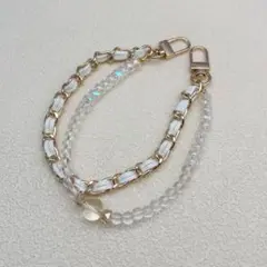 チェーンストラップ ホワイト