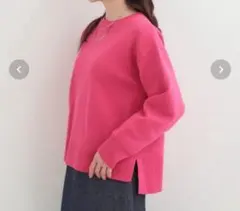 【LL】SHOO・LA・RUE ニット ピンク 新品タグ付き