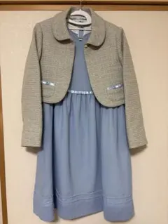 【卒園式、入学式】 familiar フォーマル　ワンピース　ボレロ　130