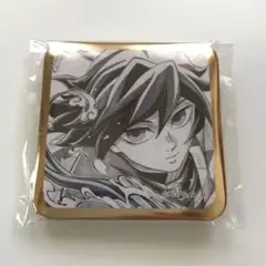 鬼滅の刃　ダイニング　お楽しみくじ　スクエア缶バッジ　冨岡義勇