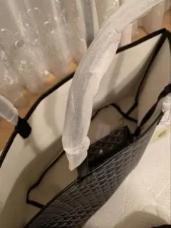 新品未使用トートバッグ マザーズバッグ ポーチ付きロゴ大容量