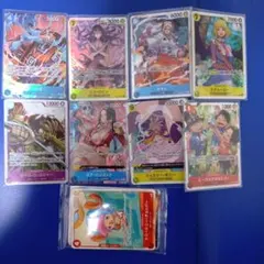 ワンピースカード　プロモパック1袋ニコ・ロビンSR他7枚まとめ売り