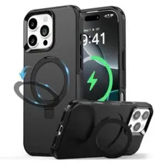 ❣️Magsafe対応❣️ iPhone16ProMaxケース リング 耐衝撃性
