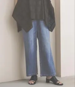 GLOBAL WORK GOODデニムイージーパンツ Lサイズ