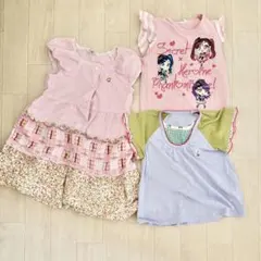 サイズ120cm 女の子トップス　3枚セット