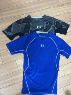 Under Armour アンダーシャツ 迷彩柄・ブルー セット