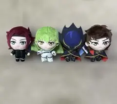 コードギアス 反逆のルルーシュ ぷれちゃす ぬいぐるみ 黒の騎士団 全
