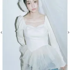 crayme Peplum Tulle Bustier Tops ペプラムのサムネイル