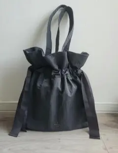 ランバンオンブルー【LANVIN en Bleu】グログランギャザートートバッグのサムネイル