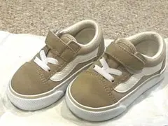 美品　VANS OLD SKOOL V36BABY ベージュ 12cm