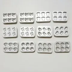 ミニチュア ベーキング トレイ セット ケーキ お菓子 ドールハウス