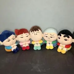 クレヨンしんちゃん　もふぐっと　まちぼうけぬいぐるみ　5体セット　タグ付き