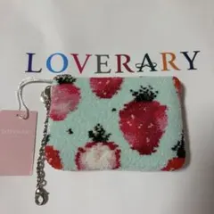 FEILER ラブラリーバイフェイラー キー&カードポーチ ストロベリードット