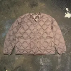 UNIQLO ウルトラライトダウンリラックスジャケット S グレージュ/205