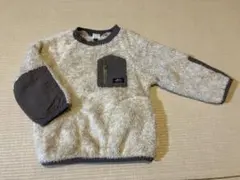 F.O.KIDS フリース トレーナー 100cm ベージュ/グレー