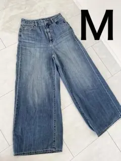 ♡GU ジーユー ワイドデニムパンツ Ｍサイズ♡のサムネイル