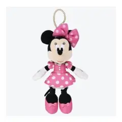 ディズニーランド　ミニーの日　ミニーマウスぬいぐるみチャーム