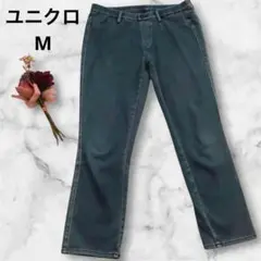 UNIQLO 7分丈ス M ストレートデニム M