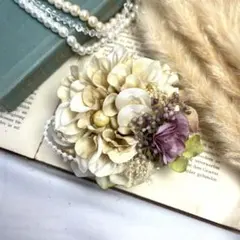 割引中！ダリアコサージュ♪024高級造花ダリア　入園式入学式卒園式卒業式に