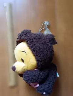 ディズニーbabyフード付きクマのプーさんのぬいぐるみ