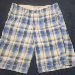 Abercrombie & Fitch チェック柄ショートパンツ 32