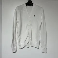 ラルフローレン　Ralph Lauren カーディガン　ホワイト　スクール