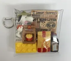 スヌーピーミニチュアガチャ詰ポーチ