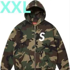 S Logo Zip Up Hooded Sweatshirt XXL