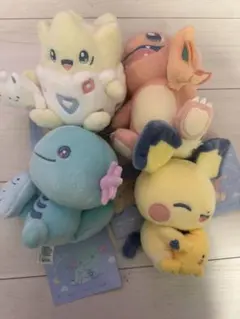 【新品・未使用】ぬいぐるみ Little Daydream ポケモン　4点セット
