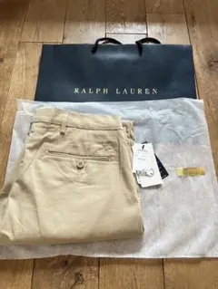 ★新品ラルフローレン スリム フィット パフォーマンス チノ パンツ30カーキ★