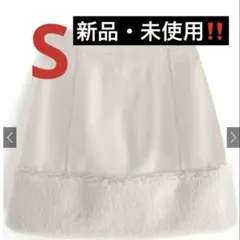 GRL インパン裏地付きファー切替ミニスカート【gn171】