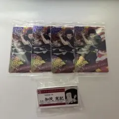 呪術廻戦 加茂憲紀 ウエハースカード4点 名札バッチ まとめ売り