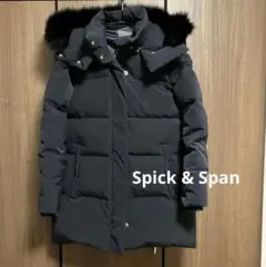 Spick & Span ネイビー ダウンジャケット フード付きのサムネイル