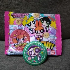 パワーパフガールズ 刺繍缶バッジビスケット