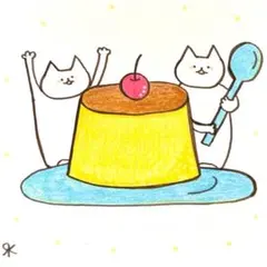 【366】【猫の絵】オリジナルアナログ手描き手書き創作自作アート作品イラスト原画