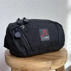 美品USA製◯ Overland コーデュラ ウエストバッグ ブラック