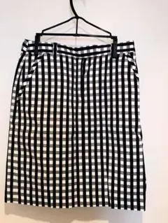ギンガムチェックのミニスカート