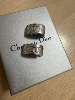 Christian Dior シルバー イヤリング