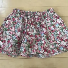 花柄　ショートパンツ　110cm