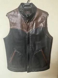 ワイツーレザー Y2 LEATHER 馬革 レザーベスト ショット - メルカリ