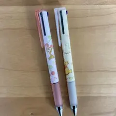 ディズニー Juice up 3色ボールペン　チップとデール　クマのプーさん