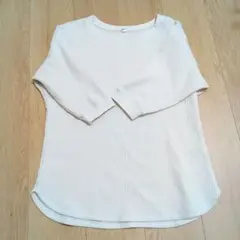 ユニクロ　ワッフルカットソー　Мサイズ