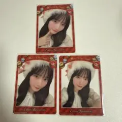 川本笑瑠　クリスマス　クリアトレカ　CUTIE STREET きゅーすと コンプ