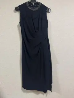 【最終値下げ】ノースリーブドレス（結婚式　お呼ばれ）