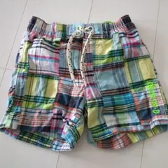 babyGap チェック柄 サーフパンツ 18-24ヶ月