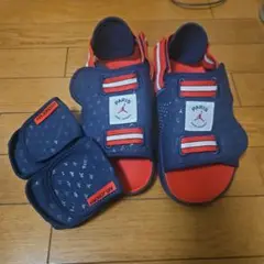 パリ・サンジェルマン サンダル ネイビー/レッド　PSG エアジョーダン
