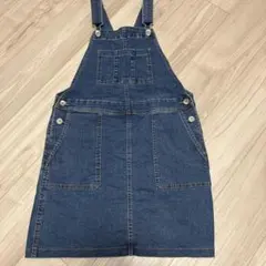 美品⭐︎ユニクロ　デニムジャンパースカート　150センチ